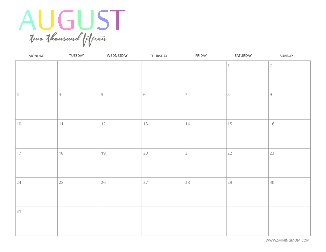 free printable calendar 2019 free printable calendar august free august 2015 calendar printable