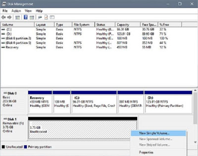 Cara mengatasi Please insert a disk into new volume di windows 10-gambar 1 Cara mengatasi Please insert a disk into new volume di windows 10-gambar 1