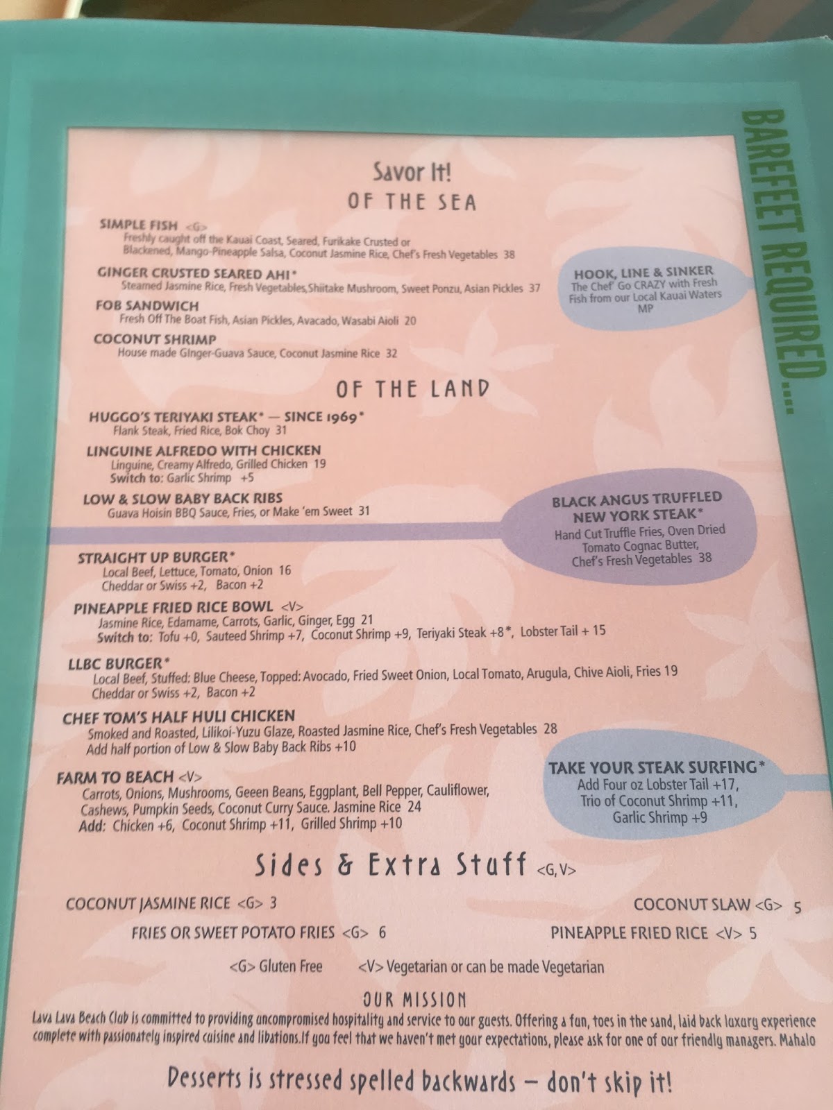 GREAT EATS HAWAII: LAVA LAVA BEACH CLUB - KAUAI