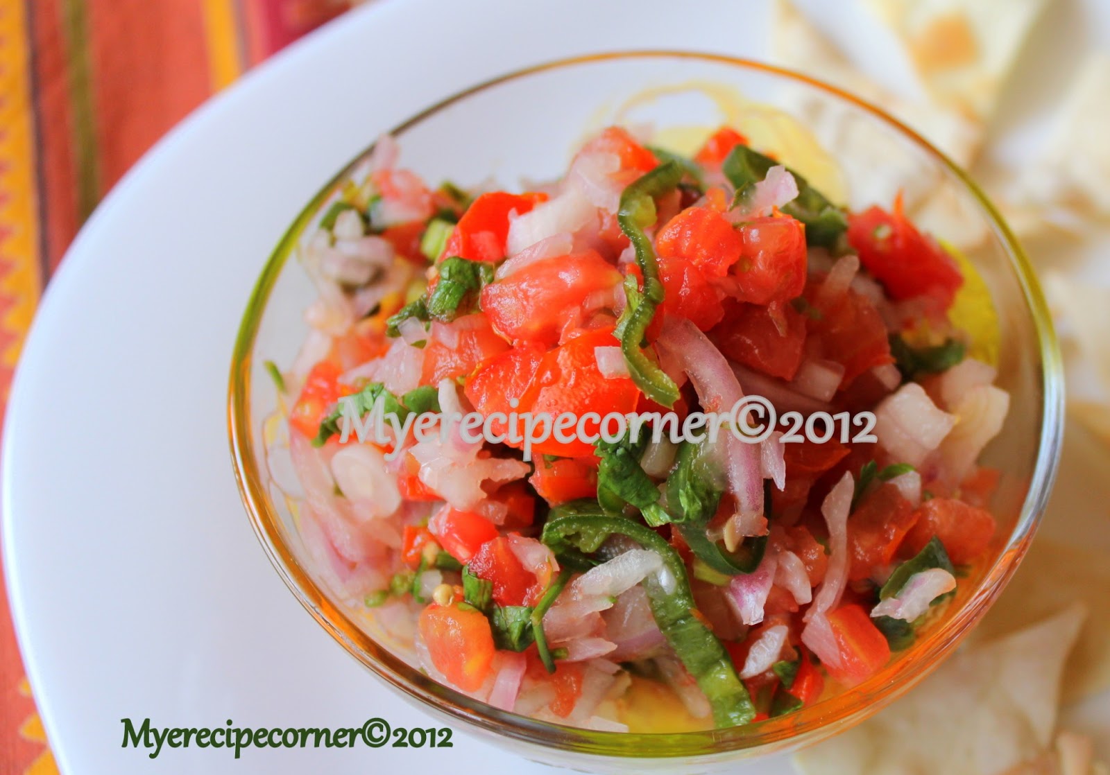 Mye's Kitchen Mexican Salsa Recipe / Salsa Picada