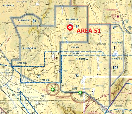Airspace Closures For 'Storm Area 51'