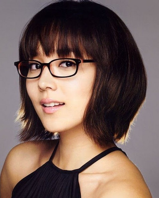 Hairstyles For Short Hair Glasses