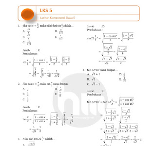 Pembahasan Buku Sukino Bab 2 Lks 5 Matematika Peminatan Kelas Xi Kurikulum 2013