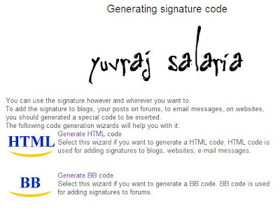 create your name signature