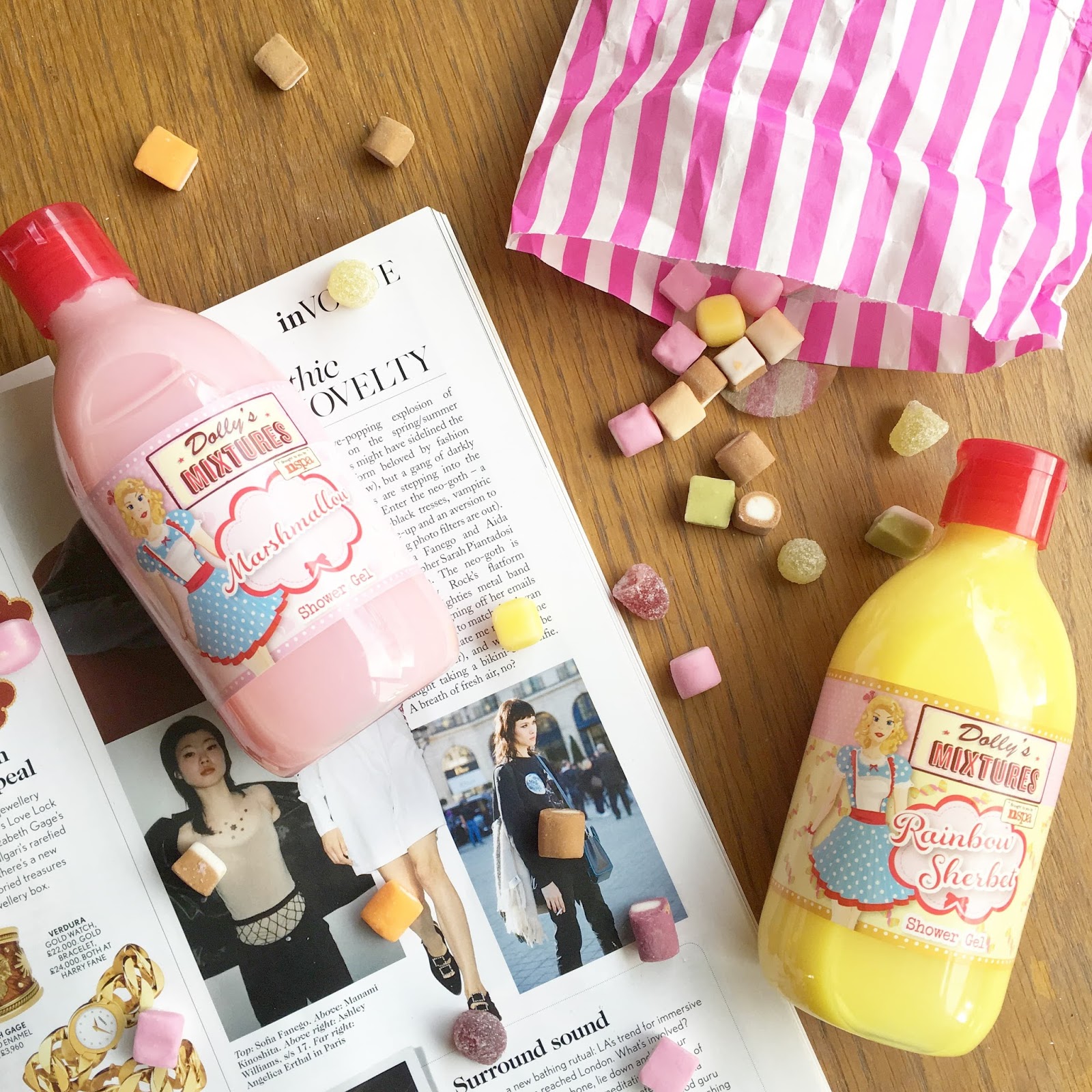 F.B.L Savvy Dolly's Mixtures Shower Gels Asda Beauty