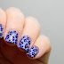 Día 13: Estampado Animal / Leopardo lila nail art