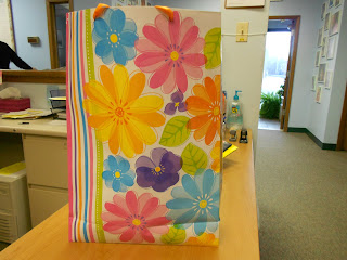 (A wonderful gift for a needy senior dropped off at our center in Carol Stream today by a “secret pal.”)