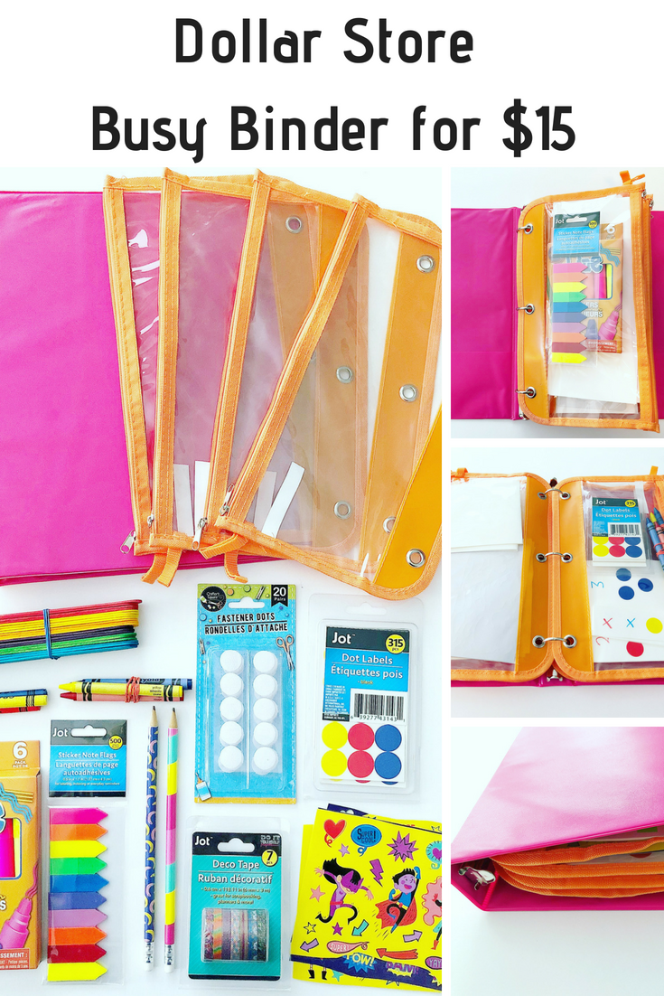 Find the Little Mind Dollar Store Busy Binder for 15!