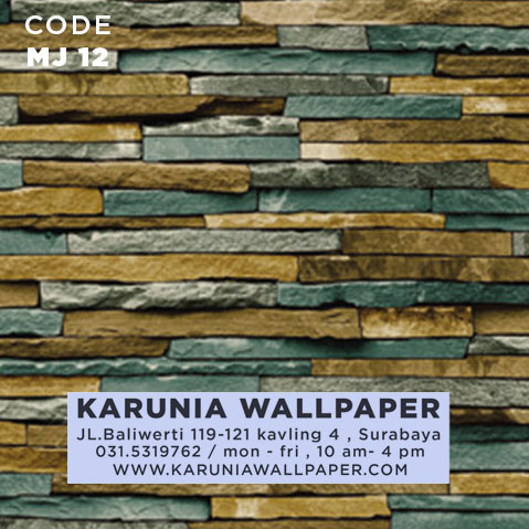 jual wallpaper batu