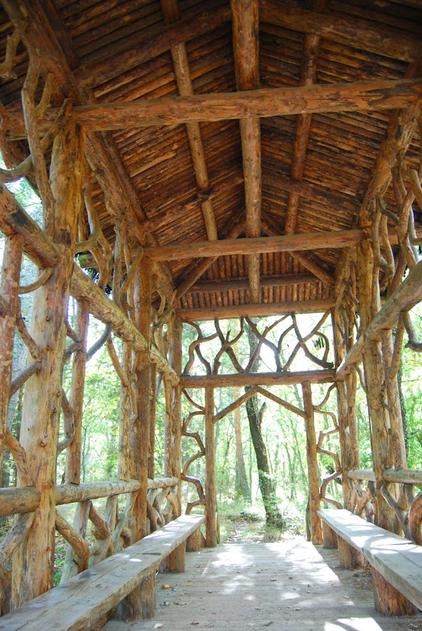 Cabaña en los jardines del Palacio de la granja de San Ildefonso