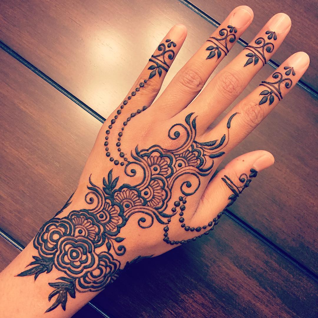 125+ New Simple Mehndi/Henna Designs for Hands - Buzzpk