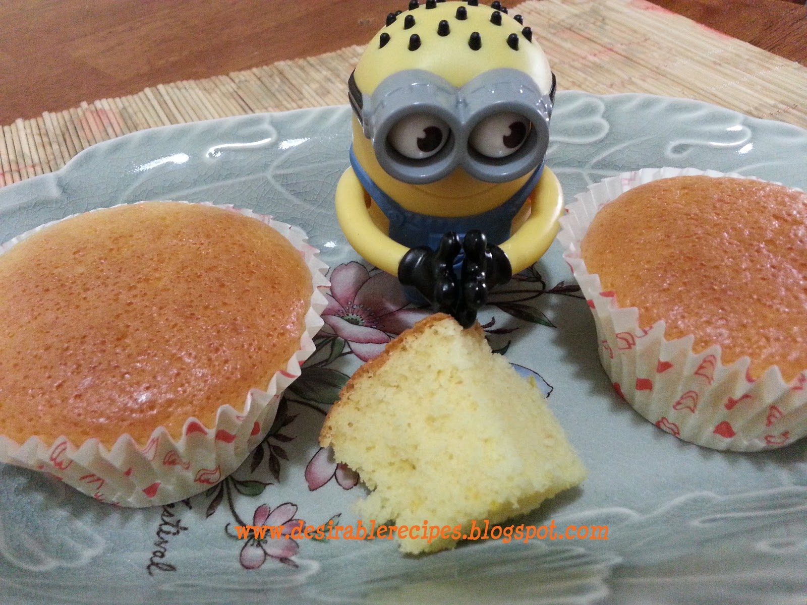 Orange Sponge Cupcake