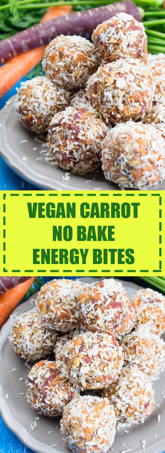Vegan Carrot No Bake Energy Bites Vegan Carrot No Bake Energy Bites