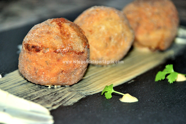 Albóndigas de pescado con sobras Albóndigas de pescado con sobras