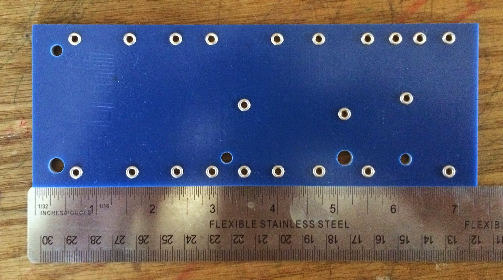 Scoltx's Amp Blog Making eyelet or turret board drill templates.