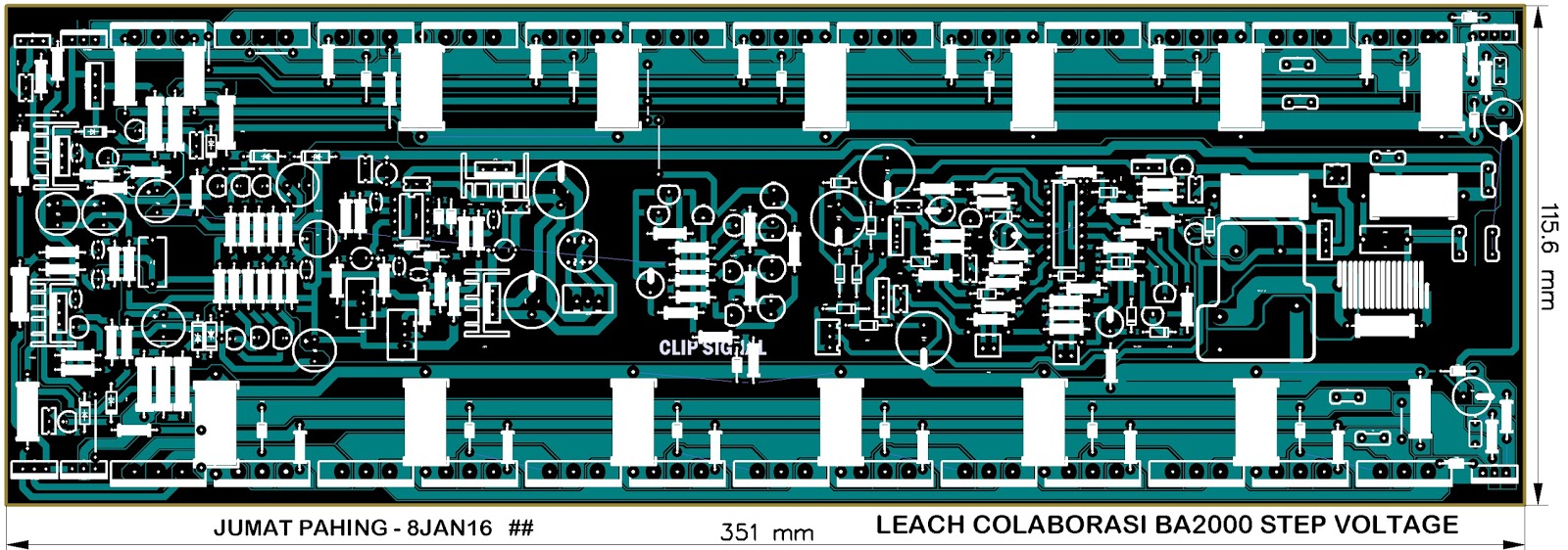 DK Tech PCB Audio Power AMPLIFIER: PCB LEACH MARSHALL CLASS G class b amplifier circuit diagram 