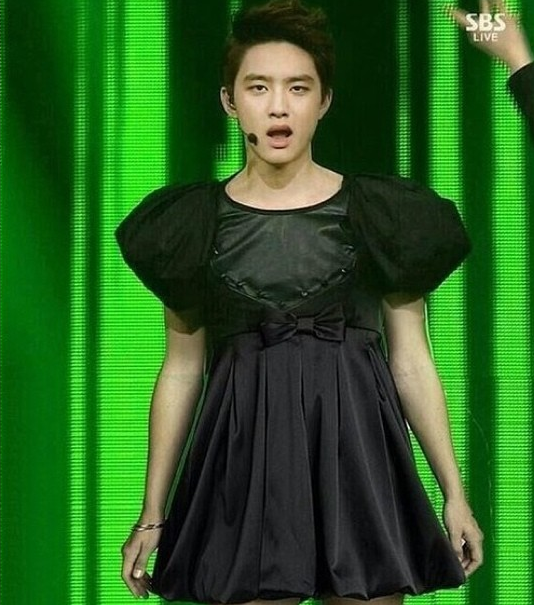 Funniest outfits SM stylists made Kyungsoo wear - Celebrity Photos & Videos  - OneHallyu