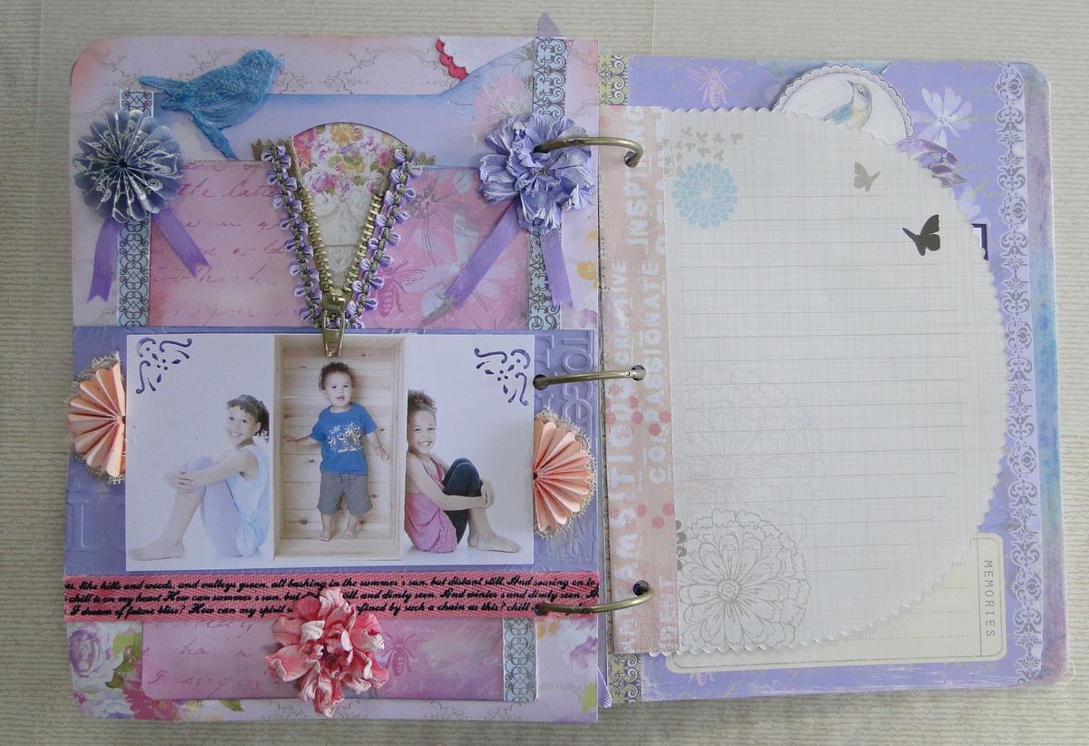 Scrappin' Patch Scrapbook Supplies NZ Meadowlark Album with Jean...