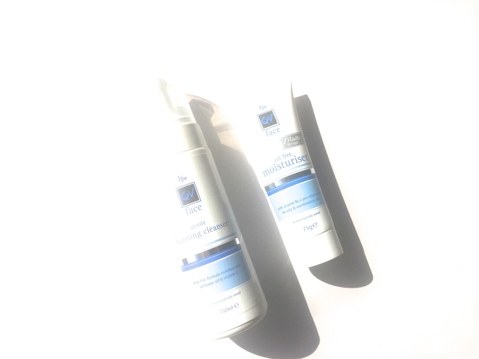 DYNAMIC DUO QV GENTLE FOAMING CLEANSER & OIL FREE MOISTURISER. The