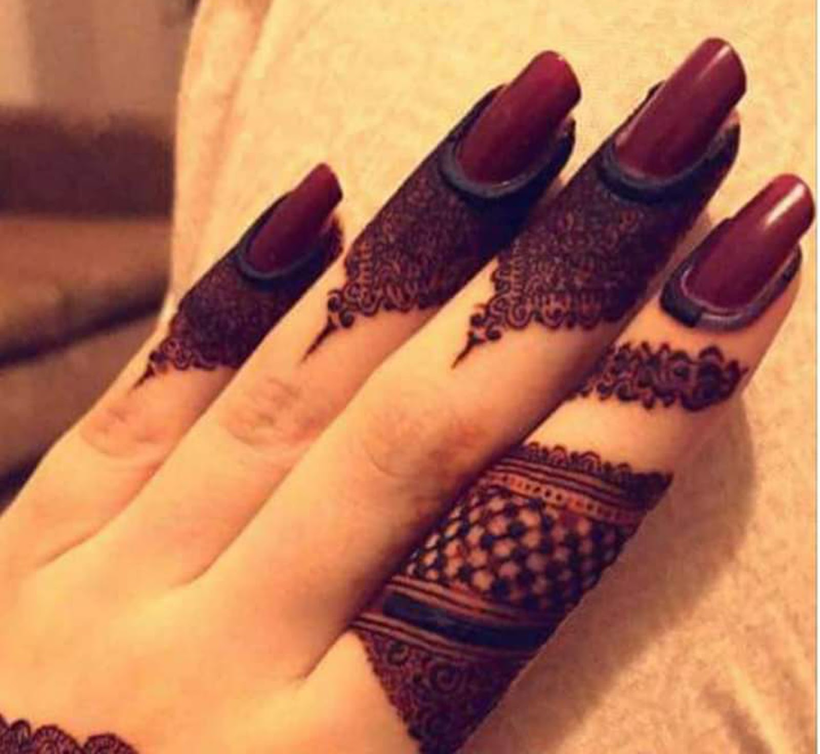 New Mehndi designs 2019 fingers designs , Fancy Fashion Points