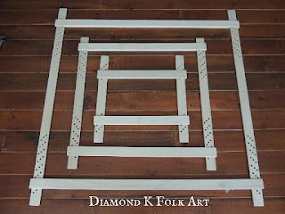 Diamond K Folk Art: Hand Made Slate Embroidery Frames