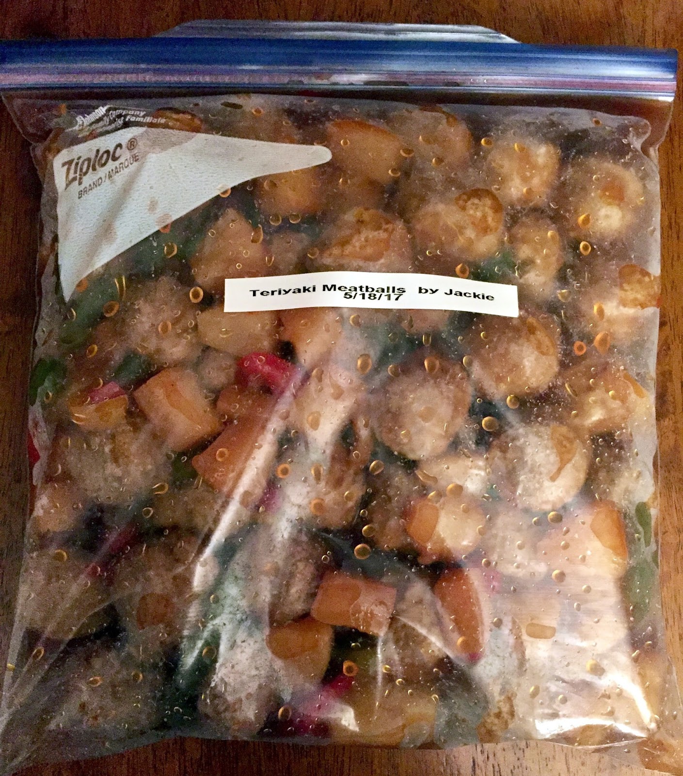 Freezer Friendz Teriyaki Meatballs by Jackie