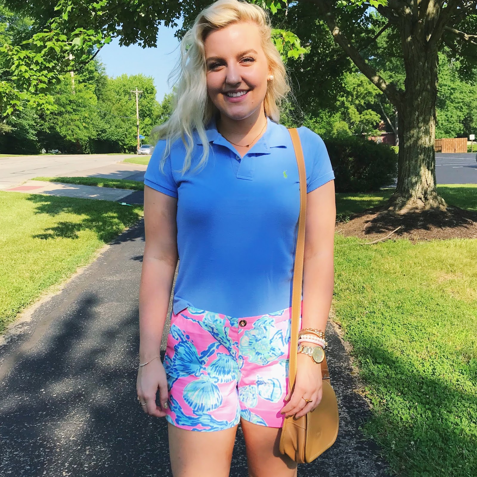 Kellyprepster: PINK AND BLUE LILLY || OOTD