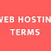 Web Hosting Terms