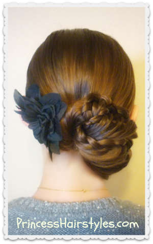 Prom hairstyle, video tutorial