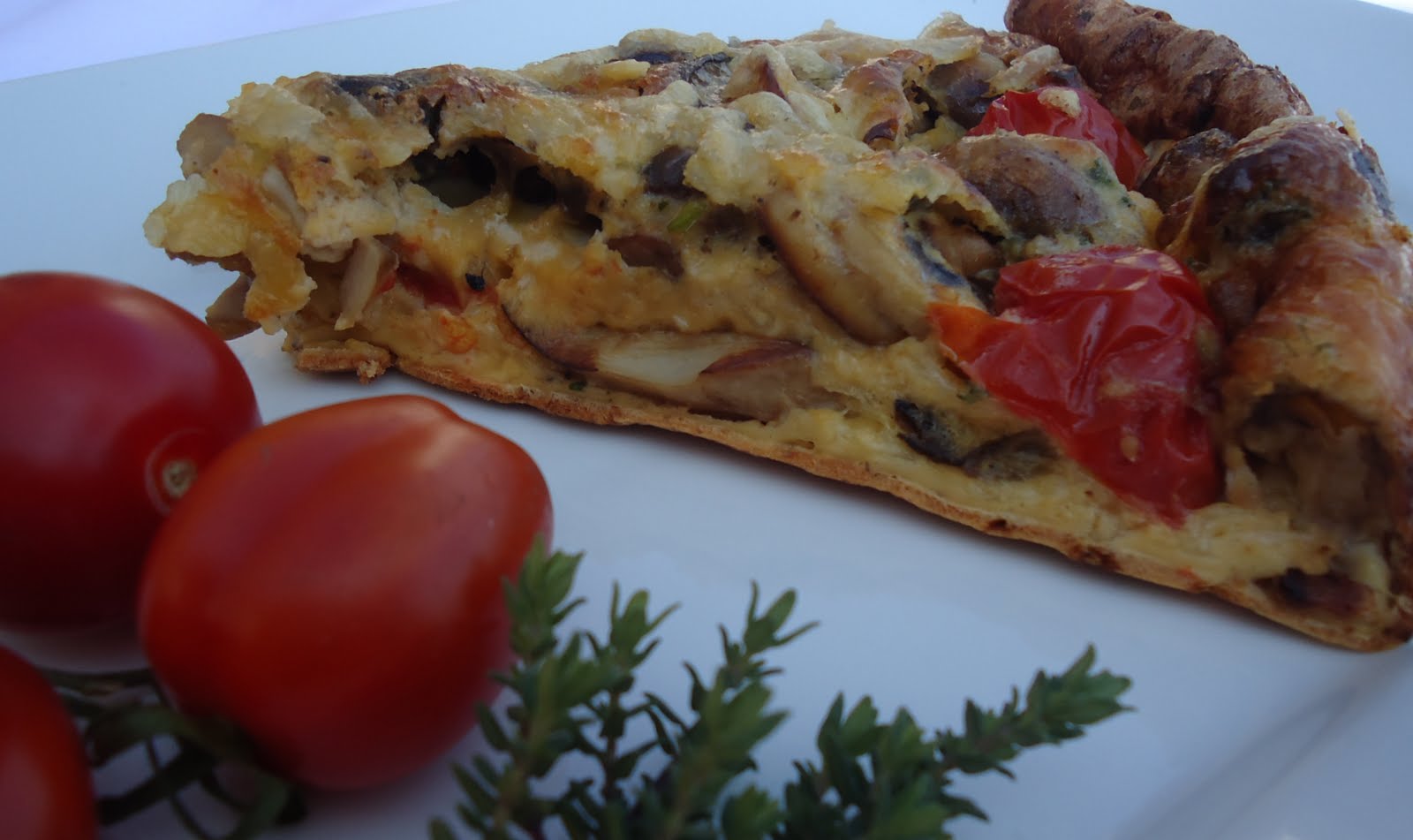 Martinas Kochküche: pikanter Eierkuchen mit Pilzen und Käse