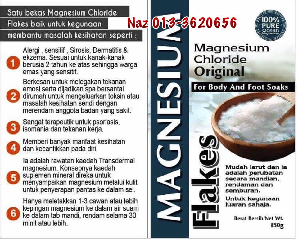 MAGNESIUM CHLORIDE FLAKES garam untuk