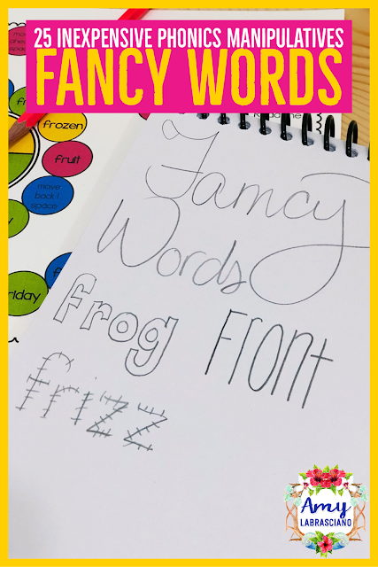 Learning Lessons With Amy Labrasciano: 25 Inexpensive Phonics Manipulatives