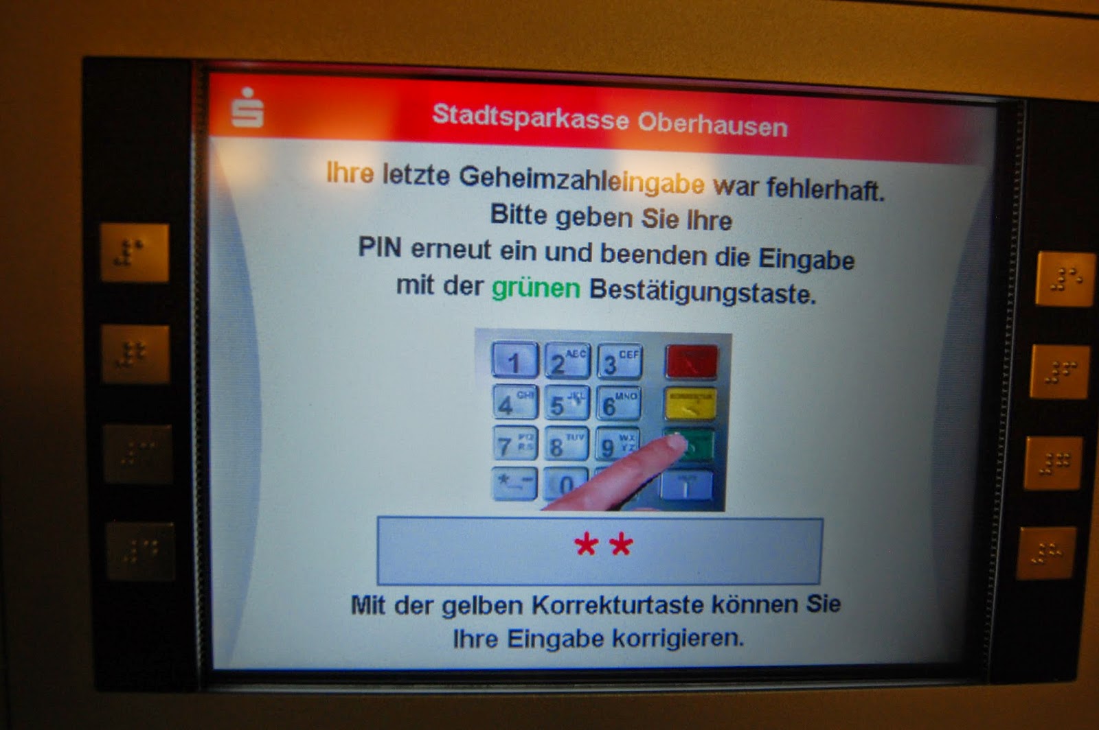 Pin Zu Oft Falsch Eingegeben Sparkasse Konto Projekt BPS: Was passiert, wenn man am Automaten drei Mal den
