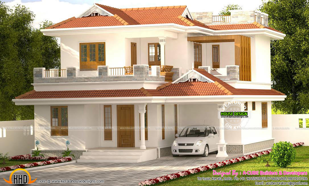 1750 Sq ft Typical Kerala Style Home Kerala Home Design And Floor Plans 9K Dream Houses