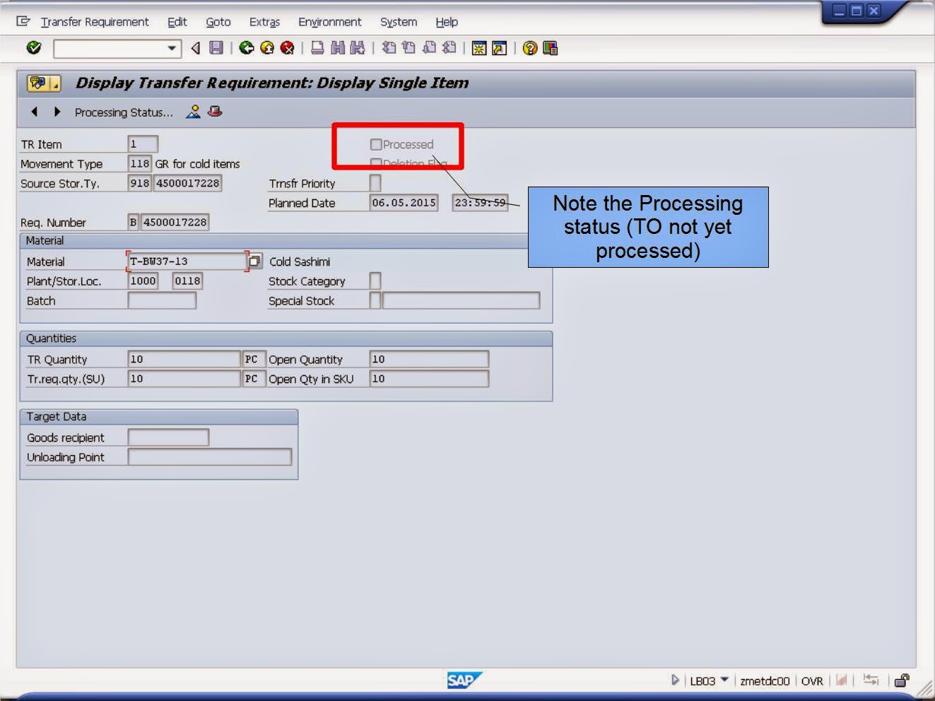青蛙SAP分享 Froggy's SAP sharing WMS Controls Automatic Transfer Order