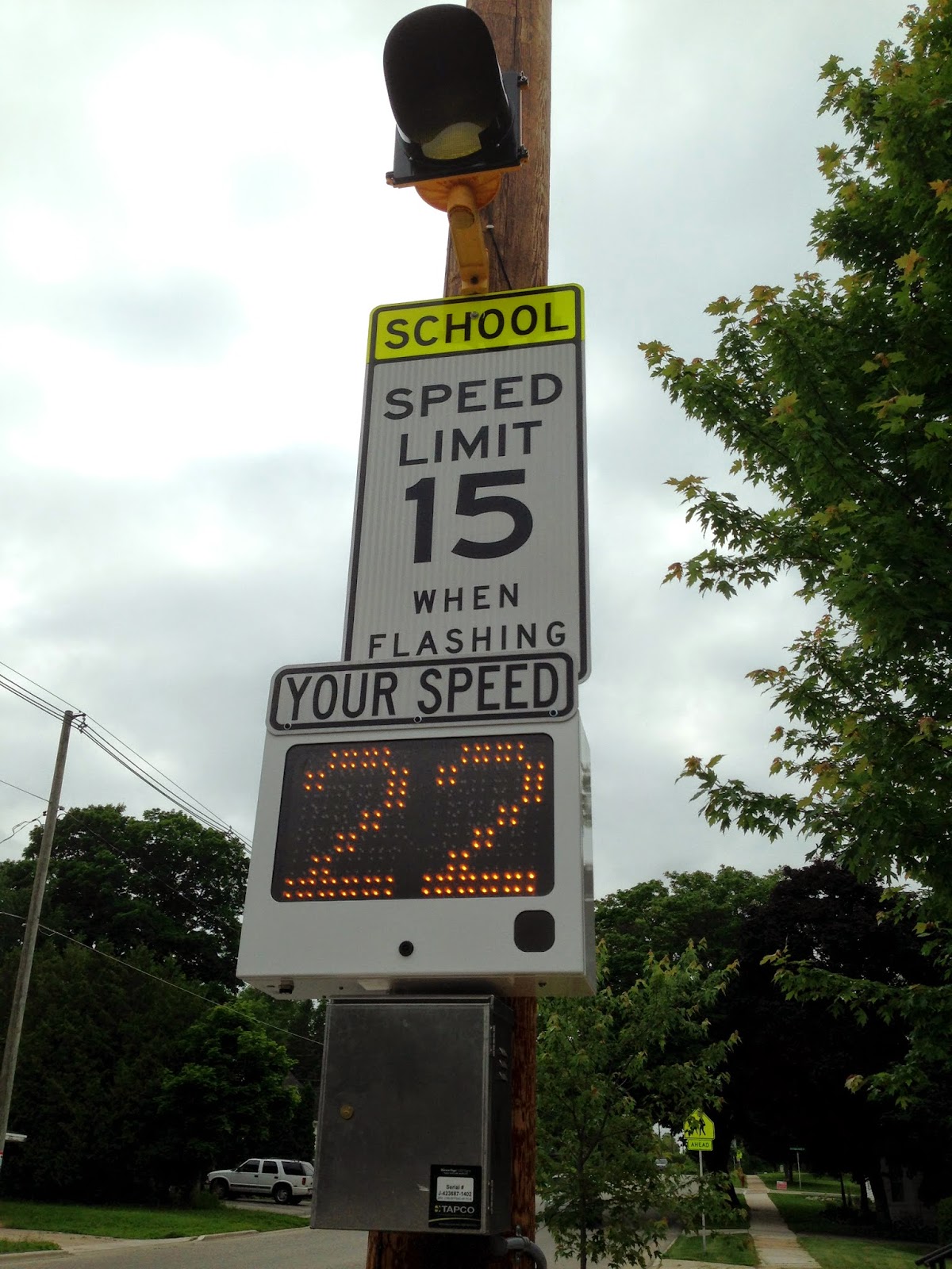 Sturgeon Bay Police Department: School Zone Pole Mounted Radar Speed