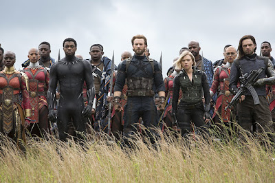 Avengers: Infinity War Chadwick Boseman, Chris Evans, Scarlett Johansson and Sebastian Stan Image 1