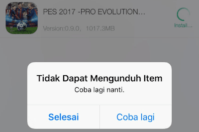 Cara mengambil Game Pro Evolution Soccer PES 2017 di iPhone Cara mengambil Game Pro Evolution Soccer PES 2017 di iPhone