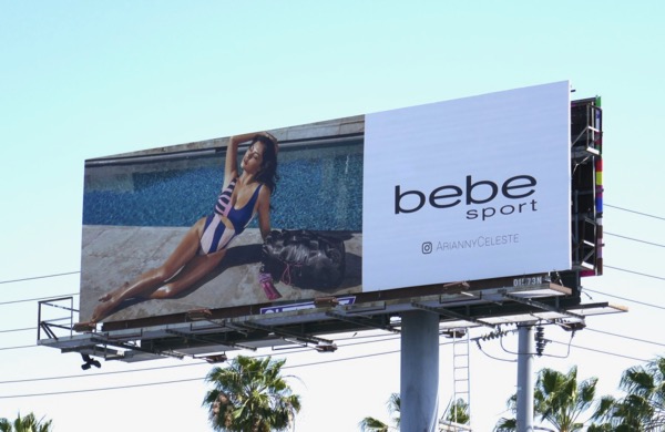 Bebe Sport swimwear Arianny Celeste billboard Bebe Sport swimwear Arianny Celeste billboard