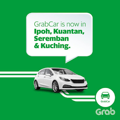 Grab Promo Code GrabCar Rides Discount Ipoh Kuantan Seremban Kuching