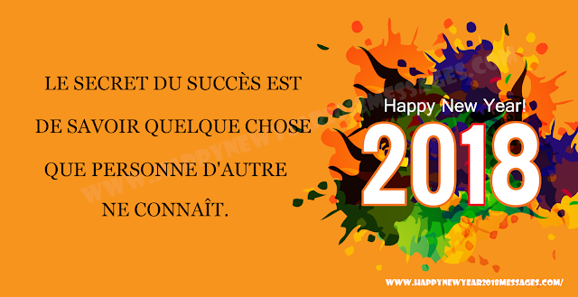 2018 new year messages in french