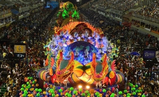 Desfile en Carnaval de Río de Janeiro