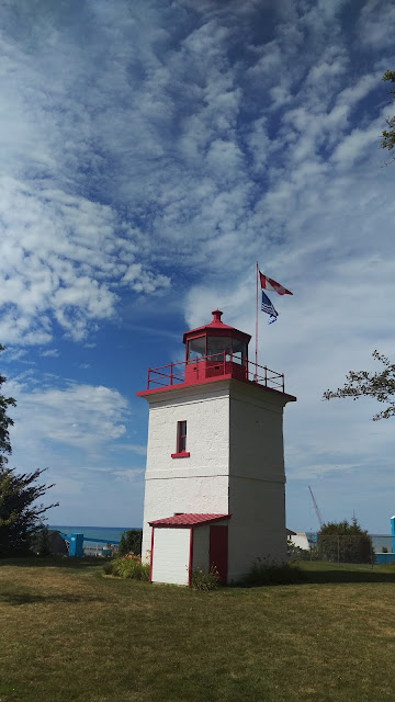 Goderich Lighthouse A view of Goderich lighthouse.