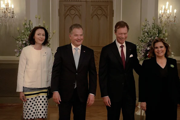 Grand Duke Henri and Grand Duchess Maria Teresa of Luxembourg are on a state visit to Finland