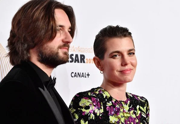 Charlotte Casiraghi and her film producer boyfriend Dimitri Rassam attended 43rd Cesar Film Awards ceremony held at Pleyel Concert Hall in Paris