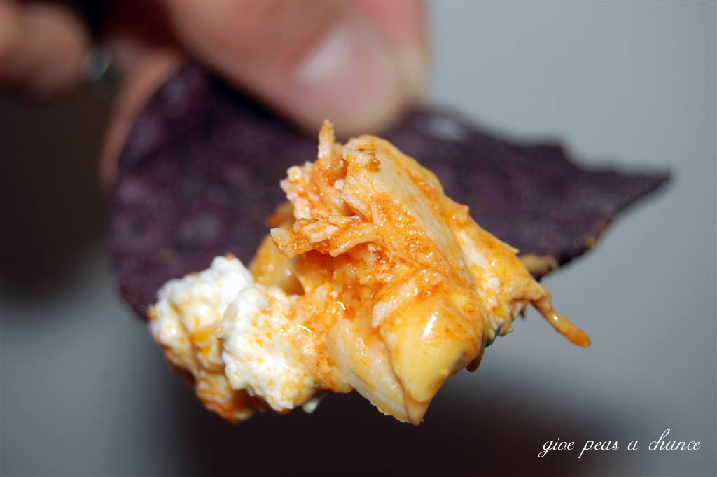 Give Peas a Chance Buffalo Chicken Dip