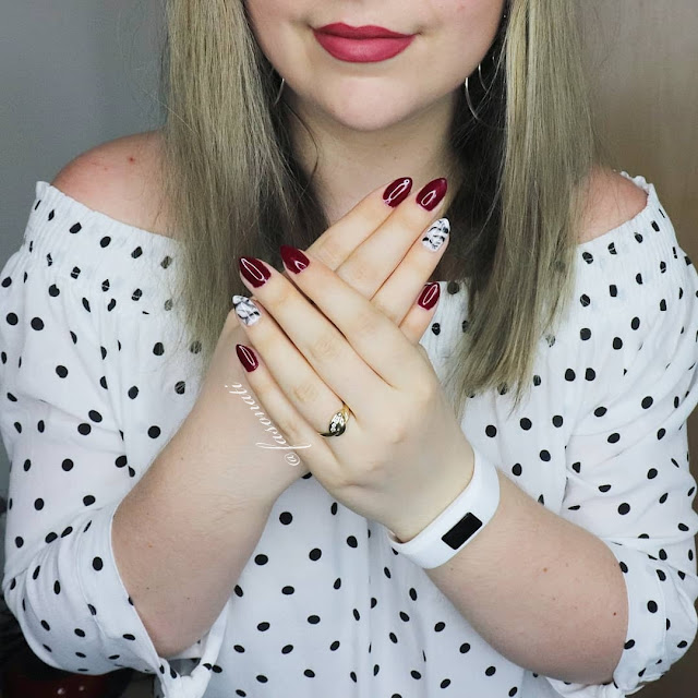 STAWIAM WINO NA MARMURZE | MARBLE EFFECT W MANICURE