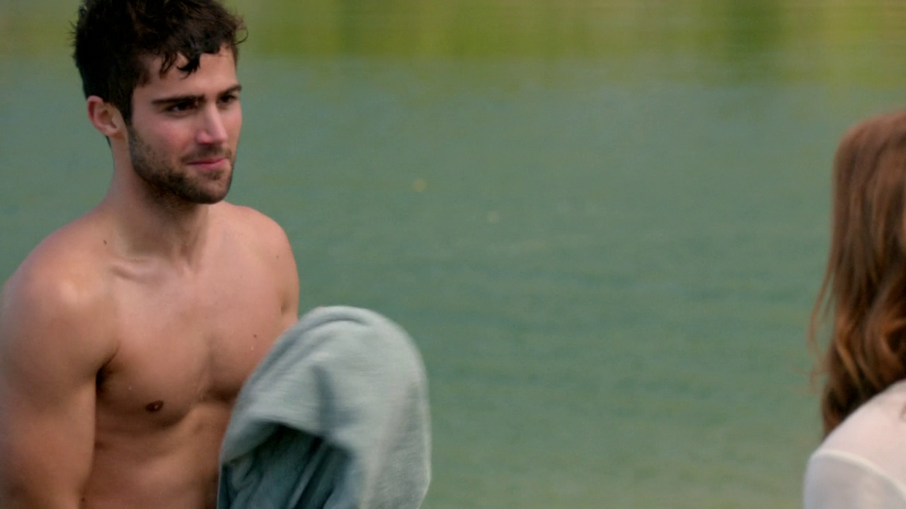 TBT - Max Ehrich shirtless in Under The Dome.