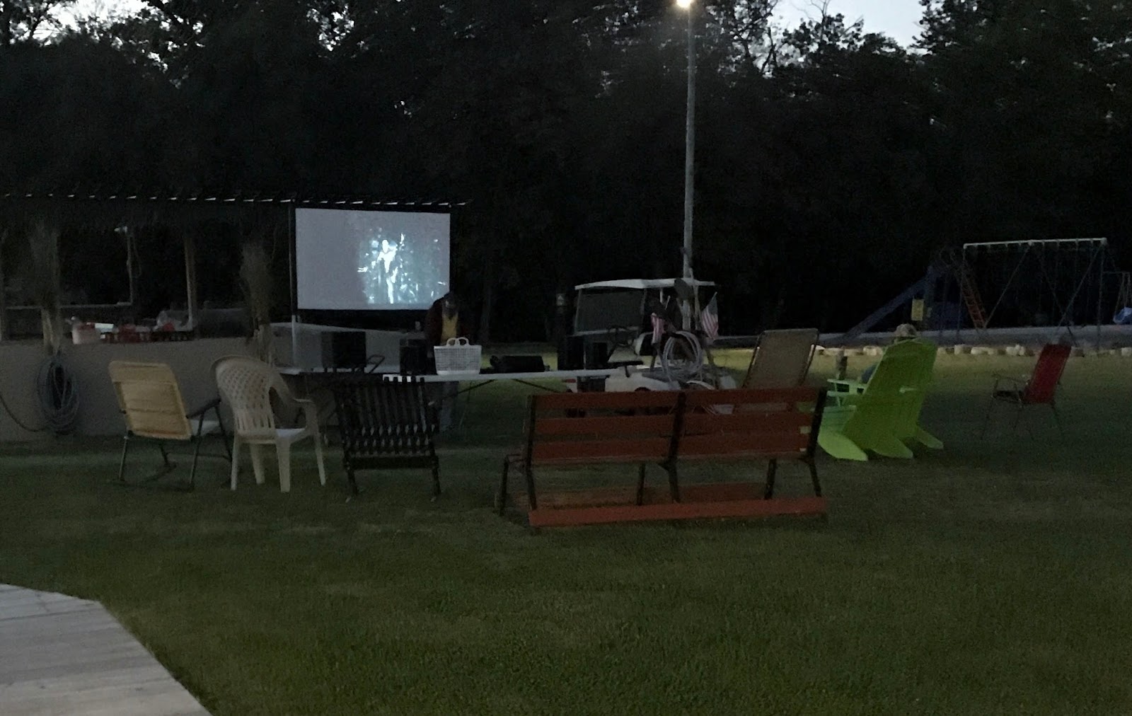 kathy's kampground kapers Dinner And A Movie