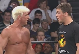 WCW Souled Out 1999 - Ric Flair teamed with David Flair